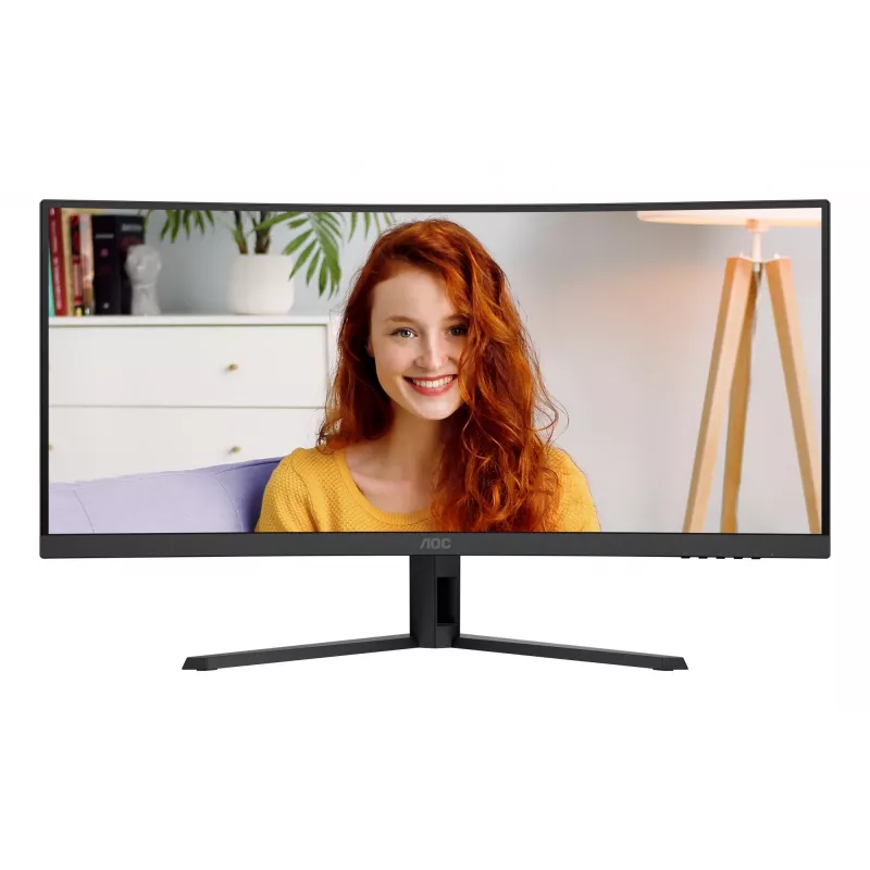 AOC B3 CU34B3E počítačový monitor 86,4 cm (34 inch) 3440 x 1440 pixelov Wide Quad HD LED čierny