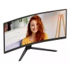 AOC B3 CU34B3E počítačový monitor 86,4 cm (34 inch) 3440 x 1440 pixelov Wide Quad HD LED čierny