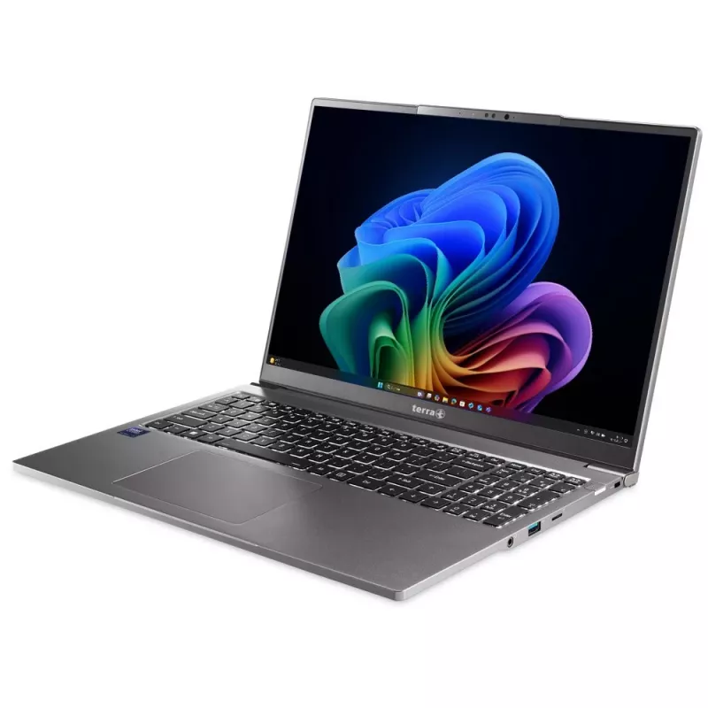 TERRA Mobile 1671L Copilot+ PC Intel Core Ultra 7 258V notebook 40,6 cm (16 inch) WQXGA 32 GB DDR5-SDRAM 1 TB SSD Wi-Fi 7 (802.11be) Windows 11 Pro nemčina sivý