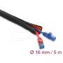 Ochranná hadica na káble samozatváracia dvojvrstvová DELOCK 5 m × 16 mm, čierna