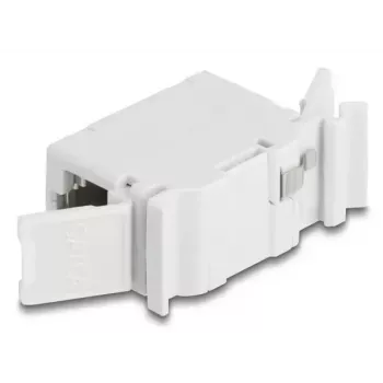 DeLOCK 90768 Keystone modul plochý sivý RJ-45