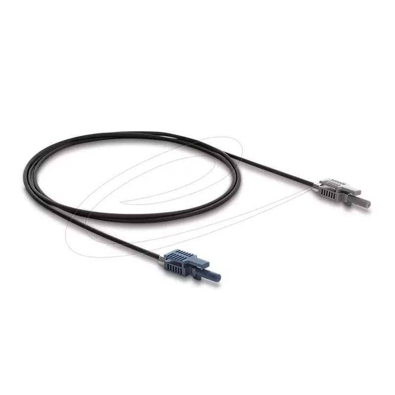 DELOCK optický adaptér 90998 multimódový POF kábel 100 cm čierny/sivý