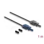 DELOCK optický adaptér 90998 multimódový POF kábel 100 cm čierny/sivý