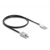 Optický adaptérový kábel DELOCK 91027 multimódový 100 cm čierny/sivý, 1 ks