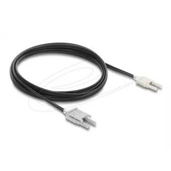 Optický adaptérový kábel DELOCK 91028 multimódový, 2 m, čierny/sivý