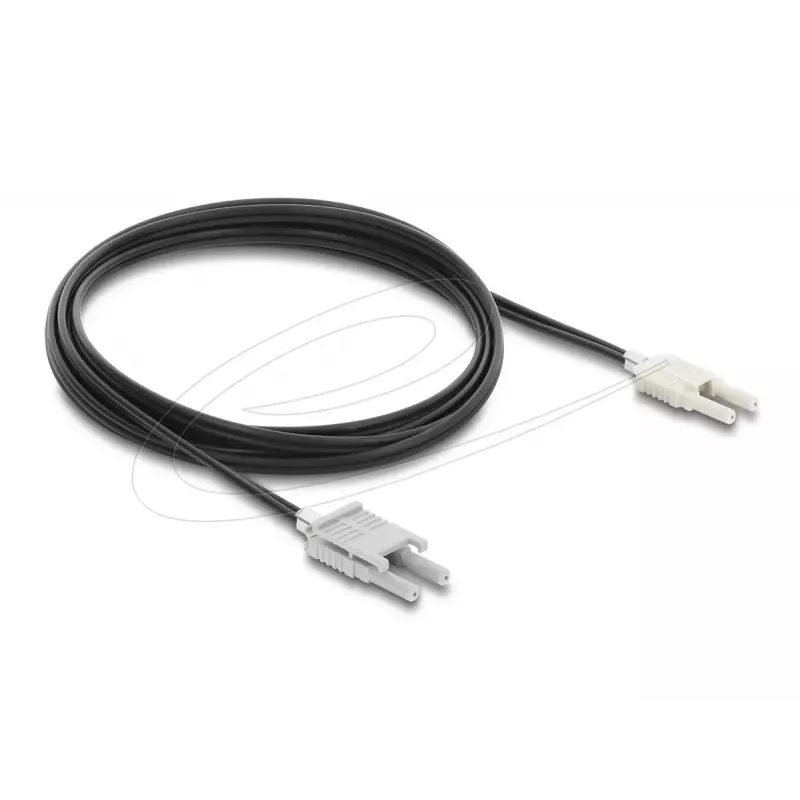 Optický adaptérový kábel DELOCK 91028 multimódový, 2 m, čierny/sivý