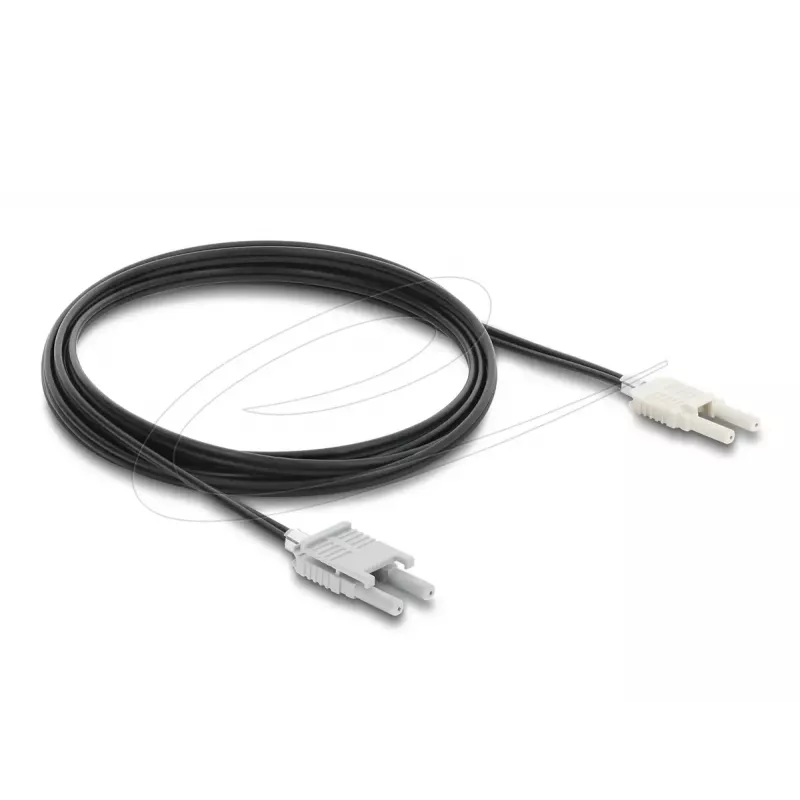 Optický adaptérový kábel DELOCK 91030, multimódový POF, 3 m, čierny/sivý