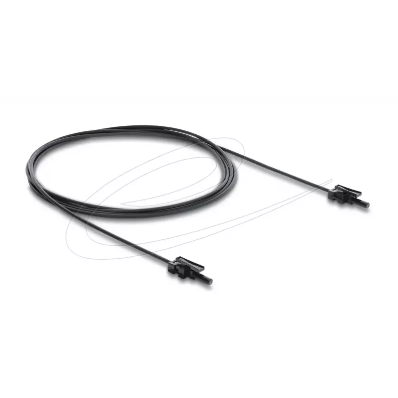 DELOCK plastový POF optický kábel HFBR 4532‑4532Z simplex ST‑na‑ST 2 m