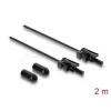 DELOCK plastový POF optický kábel HFBR 4532‑4532Z simplex ST‑na‑ST 2 m