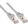 InLine patch kábel SF/UTP Cat.5e sivý 15 m