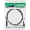 InLine FireWire 400 na 800 1394b kábel (4/9-pin konektor samec, 1,8 m), čierna
