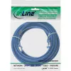 InLine patch kábel S/FTP PiMF Cat.6A bezhalogénový 500 MHz modrý 20 m