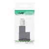InLine adaptér patch kábla Cat.6A, RJ45 konektor samec/samica, 90° zahnutý doľava