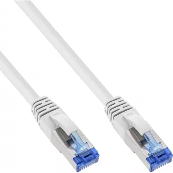 InLine B-76803W Prepojovací kábel Cat.6A S/FTP PiMF LSZH, 3 m, biely, balenie 25 ks