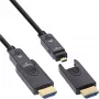 InLine HDMI AOC kábel, Ultra High Speed HDMI, 8K4K, odnímateľný konektor, 20 m
