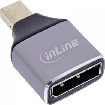 InLine 17291C káblový adaptér DisplayPort Mini DisplayPort sivý, čierny