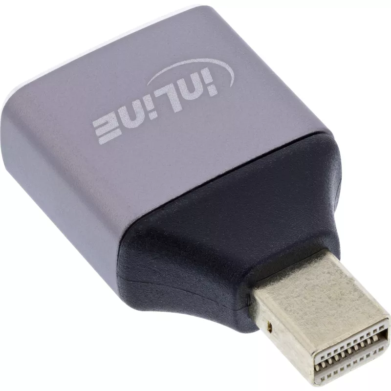 InLine 17291C káblový adaptér DisplayPort Mini DisplayPort sivý, čierny