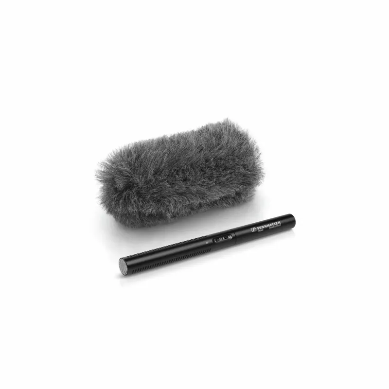 Kondenzátorový mikrofón na kameru Sennheiser MKE 600 — 40–20000 Hz, 256 mm, Mini-XLR, čierny