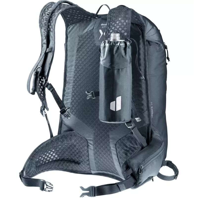 Športový batoh DEUTER Updays 26 — 26 l, čierny, polyamid, 51×31×23 cm, bez PFAS
