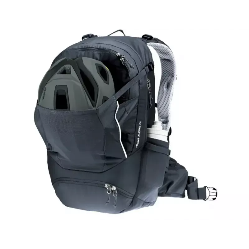 Batoh DEUTER Trans Alpine 24 — cyklistický batoh, 24 l, čierny