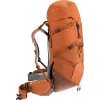 Trekkingový batoh DEUTER Aircontact Core 45+10 SL — chestnut-umbra, objem 45+10 l