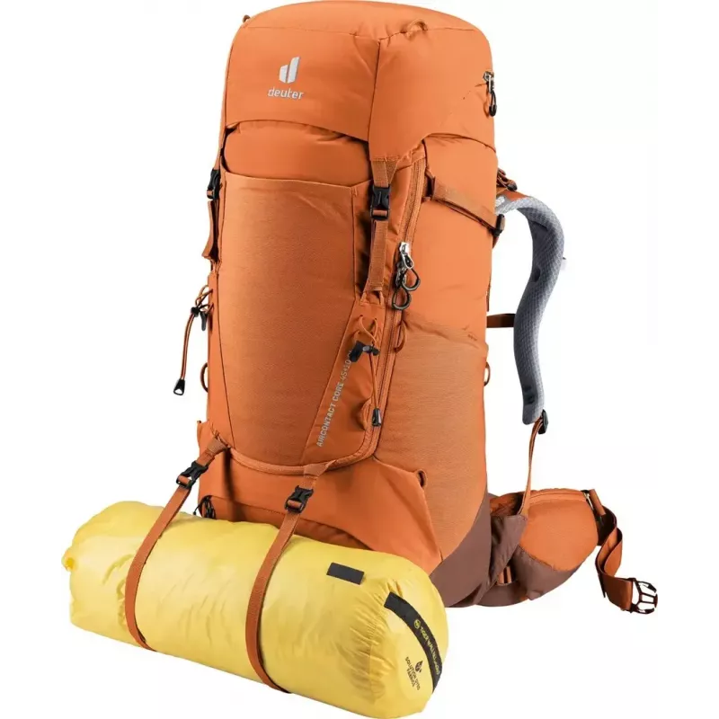 Trekkingový batoh DEUTER Aircontact Core 45+10 SL — chestnut-umbra, objem 45+10 l