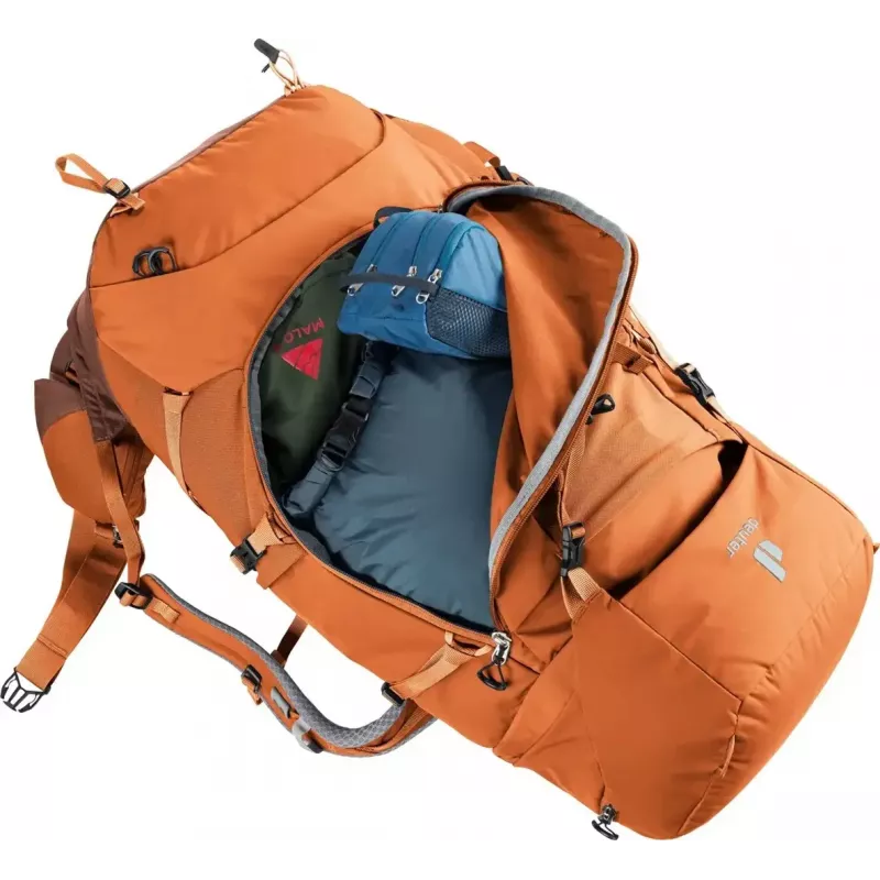 Trekkingový batoh DEUTER Aircontact Core 45+10 SL — chestnut-umbra, objem 45+10 l