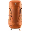 Trekkingový batoh DEUTER Aircontact Core 45+10 SL — chestnut-umbra, objem 45+10 l