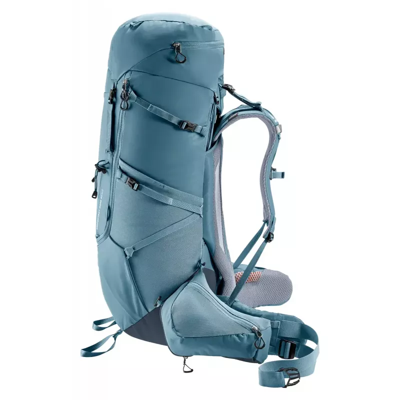 Batoh DEUTER Aircontact Core 60+10, vnútorný rám, 60 l (+10 l), 2,31 kg, modrý