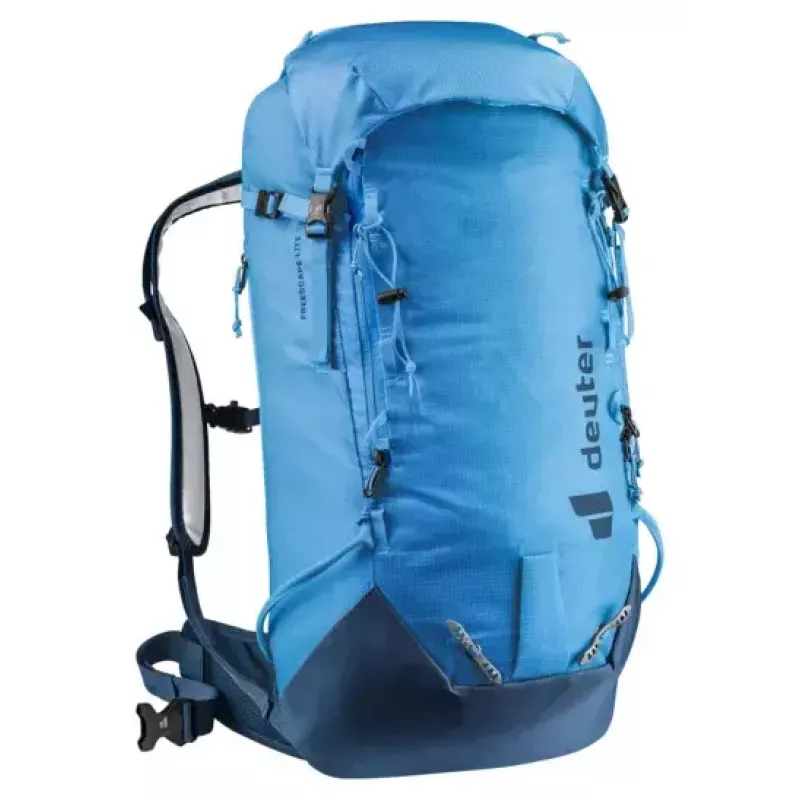 Batoh DEUTER Freescape Lite 26 l — bezrámový skialpinistický batoh, 26 l, 1,18 kg, top loading, modrý