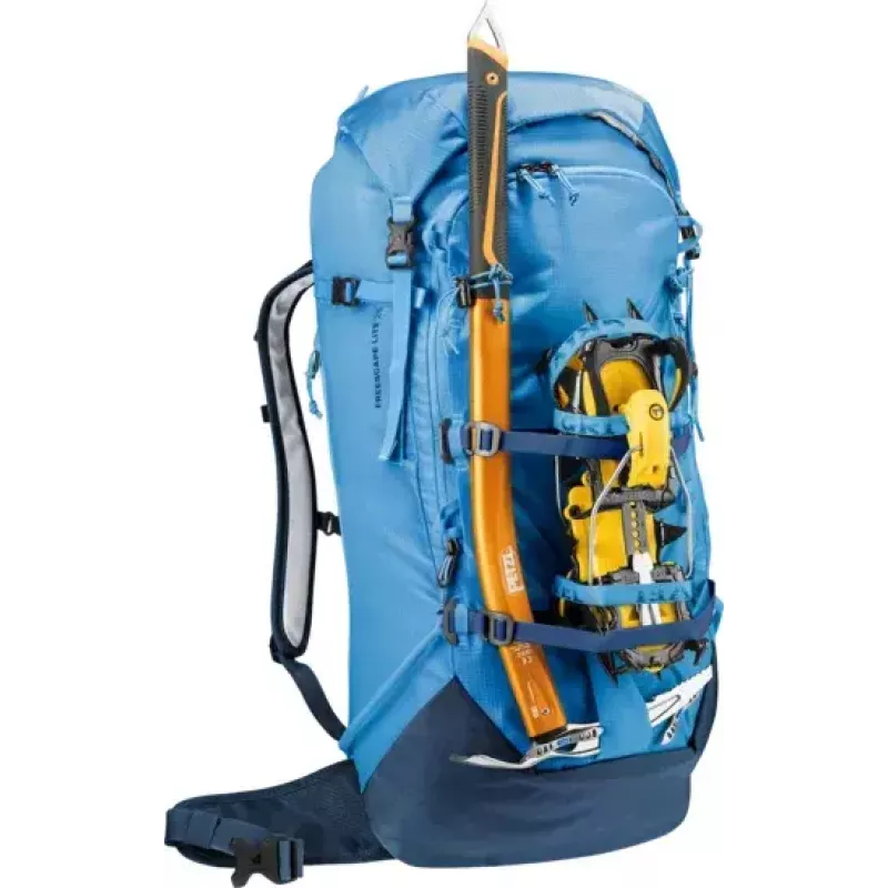 Batoh DEUTER Freescape Lite 26 l — bezrámový skialpinistický batoh, 26 l, 1,18 kg, top loading, modrý