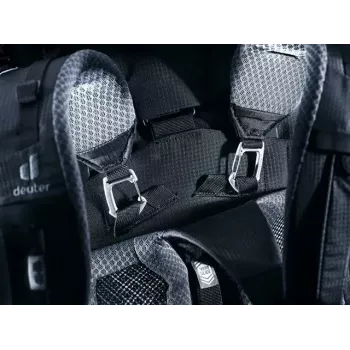 Batoh DEUTER Aircontact Pro 75+10 — objem 75+10 l, čierny, odolný vodoodpudivý