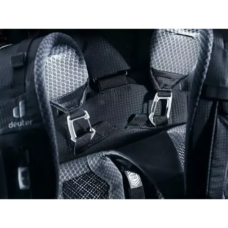Batoh DEUTER Aircontact Pro 75+10 — objem 75+10 l, čierny, odolný vodoodpudivý