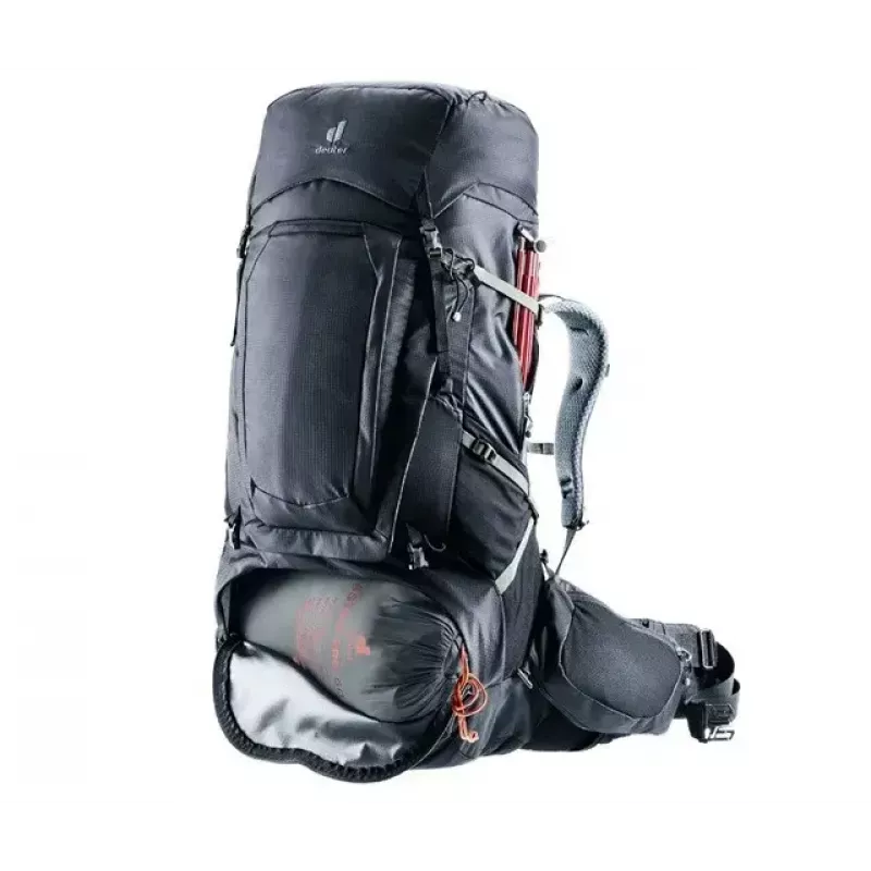 Batoh DEUTER Aircontact Pro 75+10 — objem 75+10 l, čierny, odolný vodoodpudivý