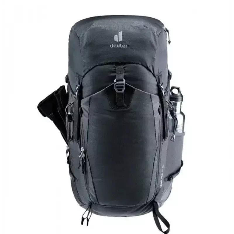 Batoh DEUTER Trail PRO 34 SL — dámsky trekingový batoh 34 L, ľahký, robustný, čierny