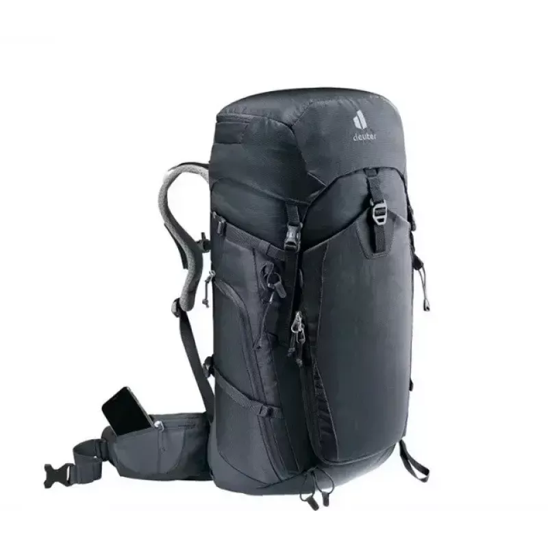 Batoh DEUTER Trail PRO 34 SL — dámsky trekingový batoh 34 L, ľahký, robustný, čierny