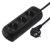 Hama 00108841 prepäťová ochrana čierna 3 AC zásuvky 230 V 3 m