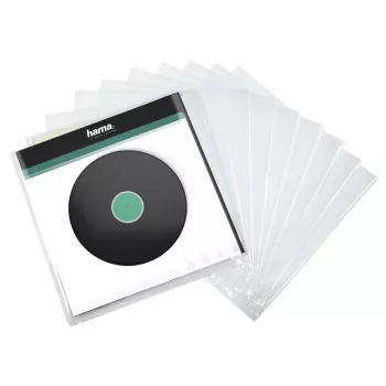 Hama 00181430 úložná taška na médiá obal na mikrodrážkové platne priehľadný