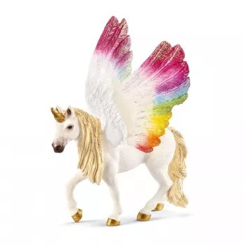 Okrídlený dúhový jednorožec Schleich 70576 viacfarebný plast 5+
