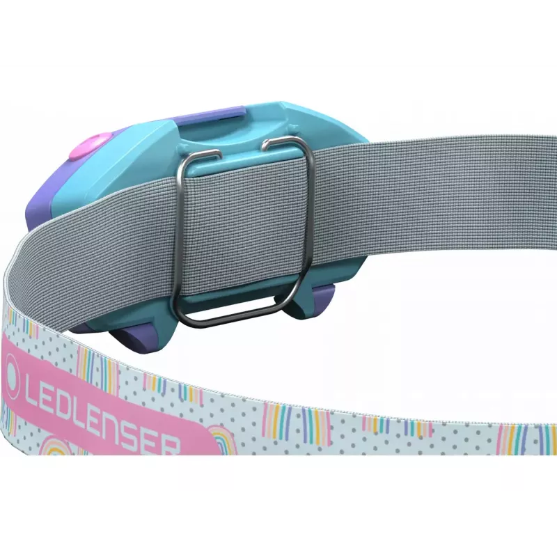 Čelová lampa Ledlenser KIDLED2 fialová biela LED 5 lm
