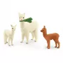 schleich WILD LIFE sada alpaka, les, divé zvieratá / dobrodružná hračka, 3 rok(ov), hnedá, biela