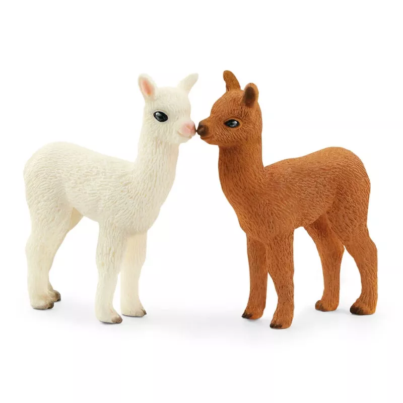 schleich WILD LIFE sada alpaka, les, divé zvieratá / dobrodružná hračka, 3 rok(ov), hnedá, biela