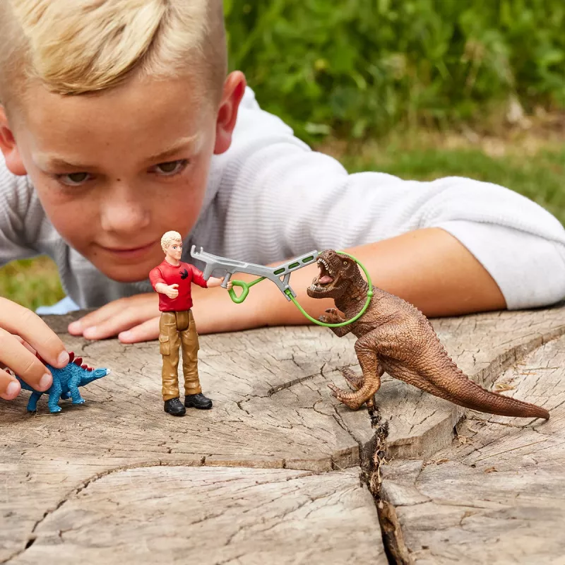 Hračka s dinosaurami Schleich Tyrannosaurus Rex Attack