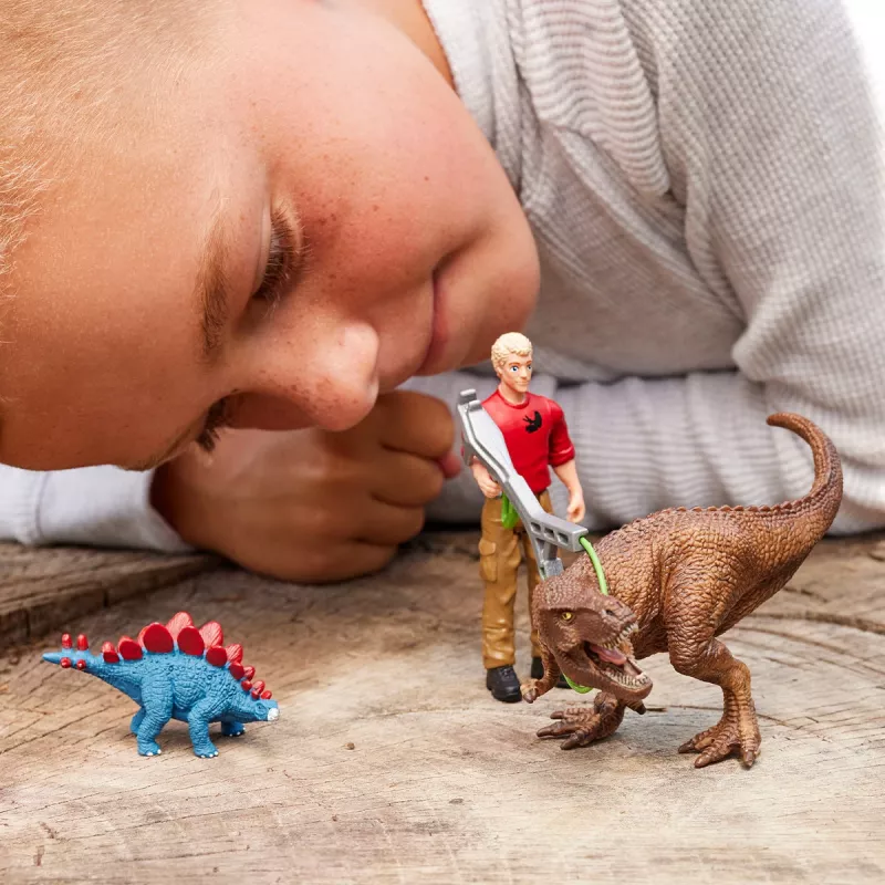 Hračka s dinosaurami Schleich Tyrannosaurus Rex Attack
