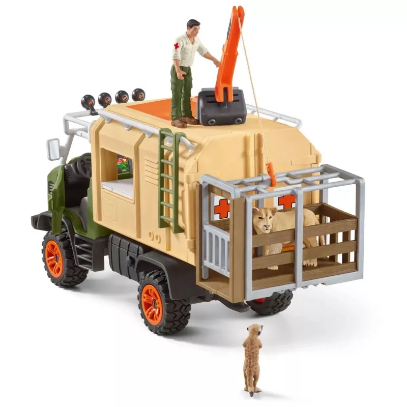 Veľký záchranársky kamión Schleich WILD LIFE 42475