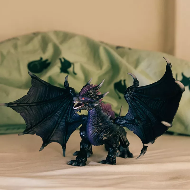 Hračka Schleich ELDRADOR CREATURES Tieňový drak čierna fialová 70152