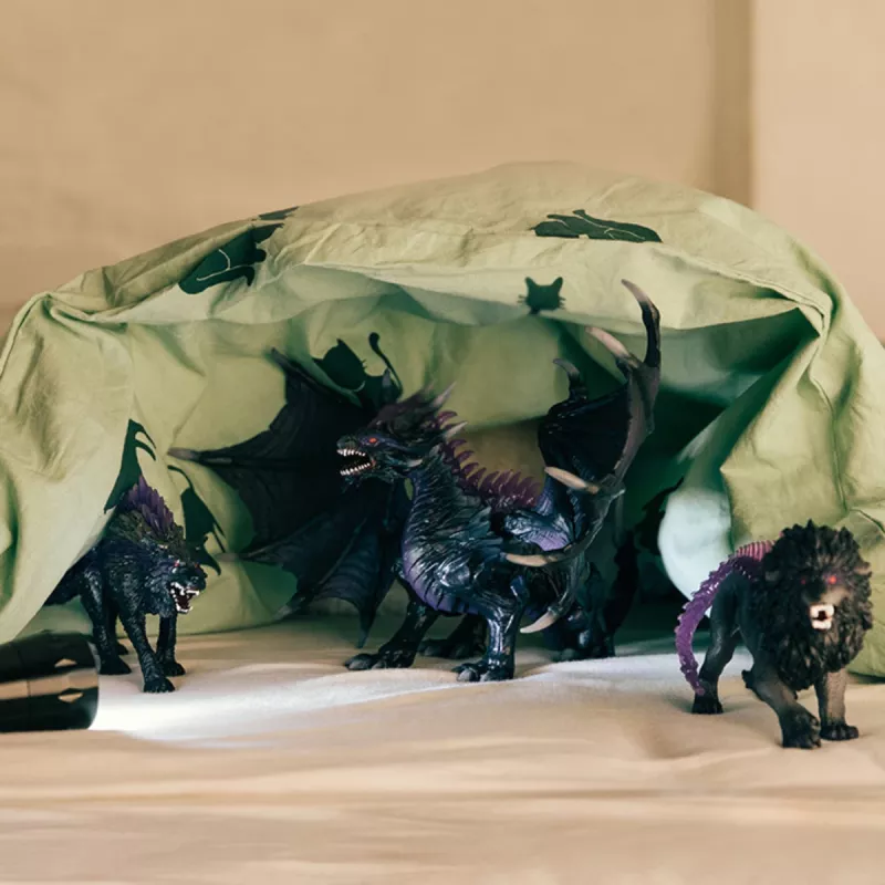 Hračka Schleich ELDRADOR CREATURES Tieňový drak čierna fialová 70152
