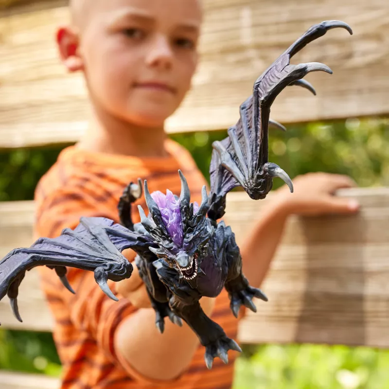 Hračka Schleich ELDRADOR CREATURES Tieňový drak čierna fialová 70152