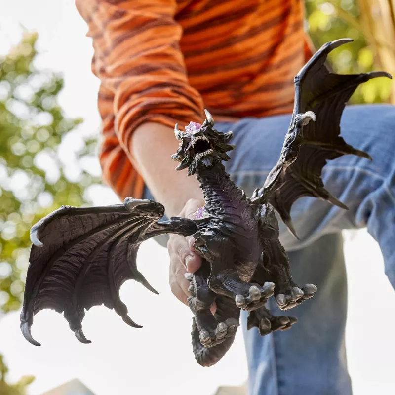 Hračka Schleich ELDRADOR CREATURES Tieňový drak čierna fialová 70152