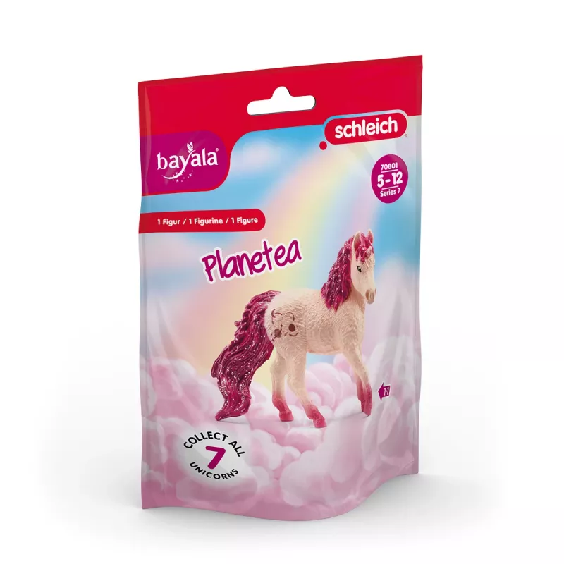 Schleich zberateľská figúrka jednorožec Planetea, ružová, pre deti od 5 rokov